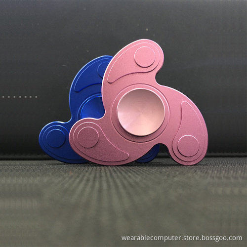New arrival Aluminum Alloy fidget spinner Top quality Bearing Hand Spinner Toys Tri-spinner